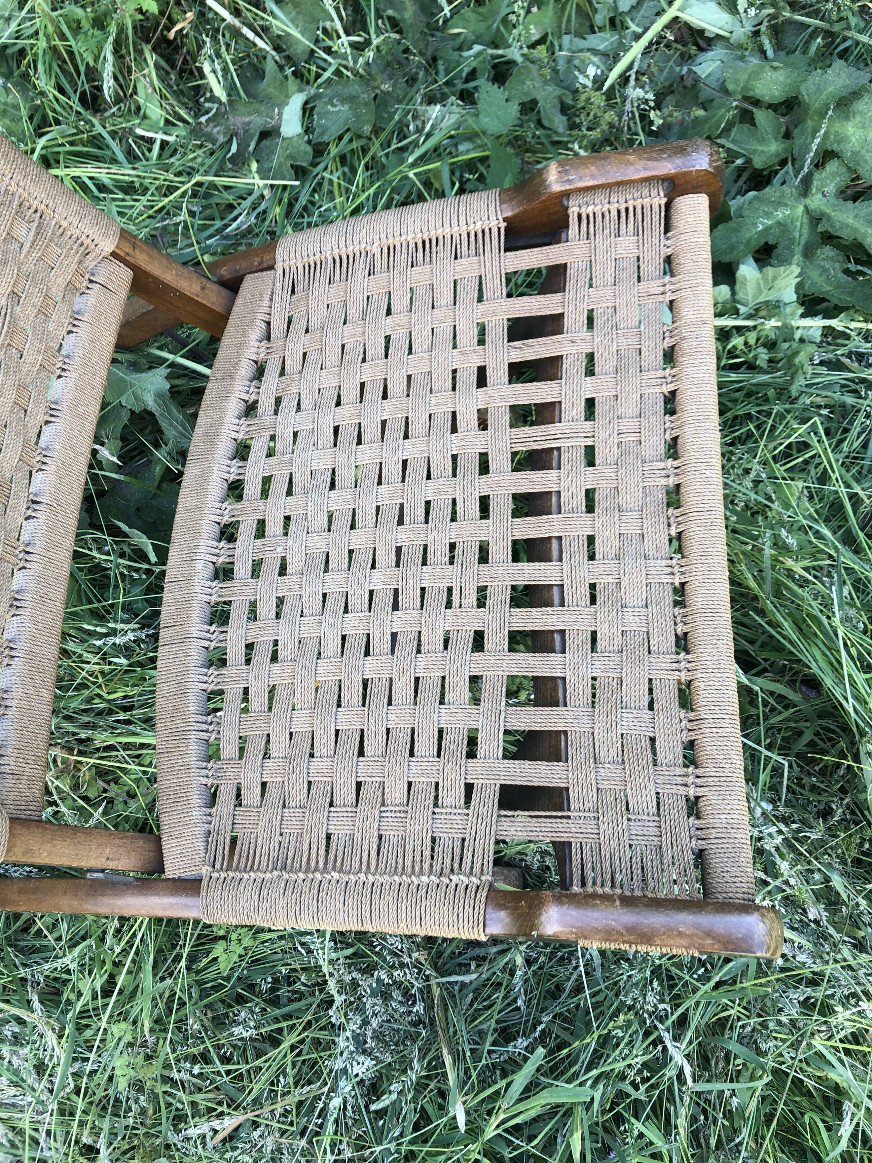 Folding armchair by Ebert Wels Safari model