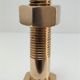 Box case solid brass shape nut bolt design 70s