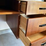 Vintage Scandinavian teak desk, year 60