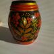 Russian khokhloma candy dish with lid