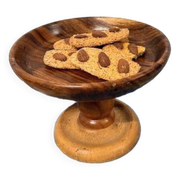 Standing wooden bowl