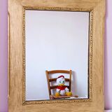 Art Deco rectangular gold mirror