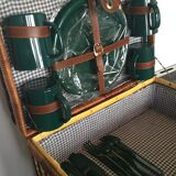 Vintage picnic basket