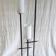 Modernist three-light floor lamp with opaline tulip - 1950s/60s