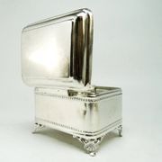 Sugar bowl, Eclecticism, silver-plated brass, Poland, 19th century
