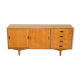 Scandinavian enfilade in blond teak, Sweden, 1960