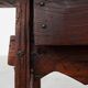 17th Century Spanish Oak Side Table with Drawer in Wabi Sabi Style