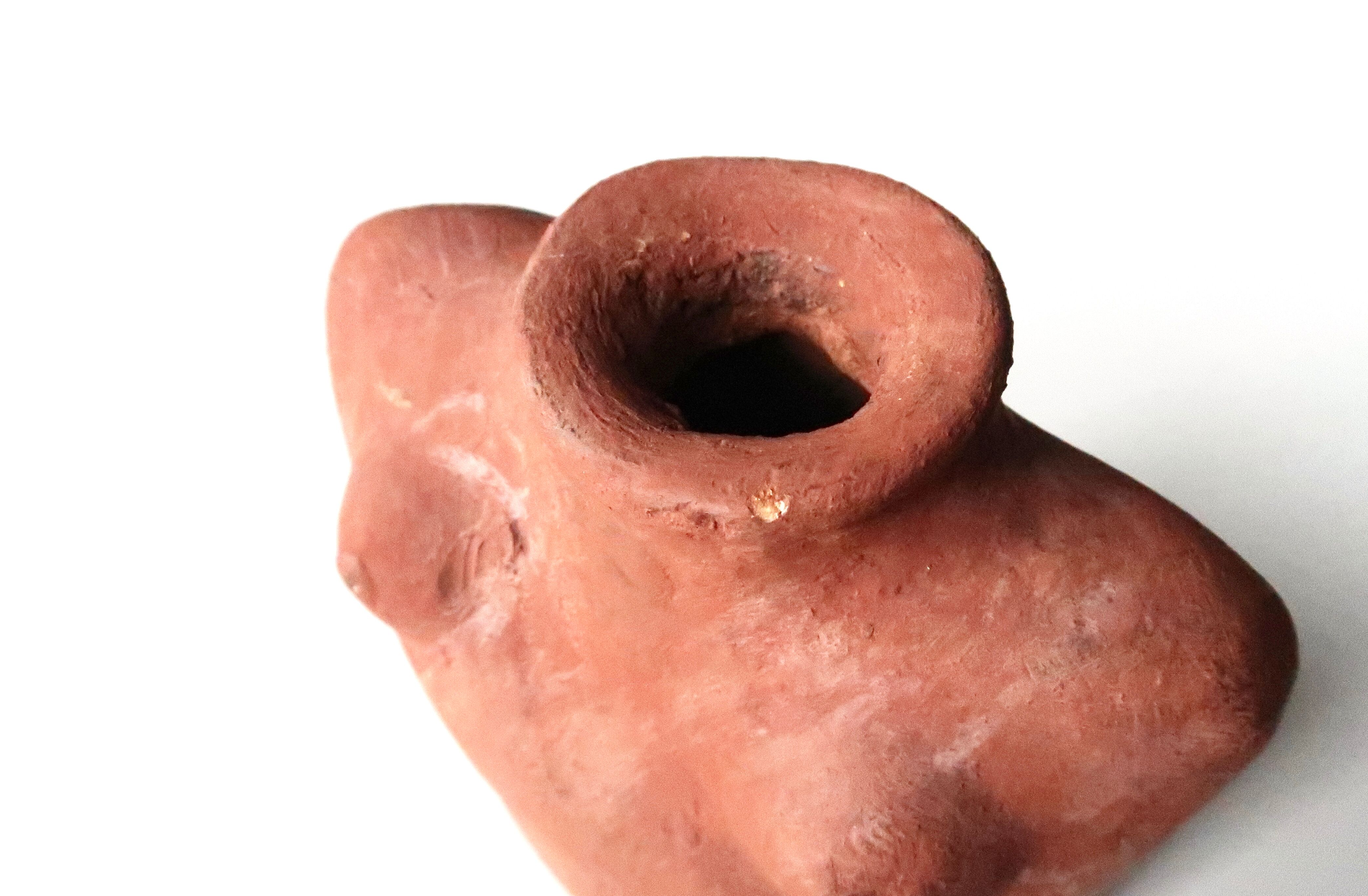 Mexican terracotta bust, 70s