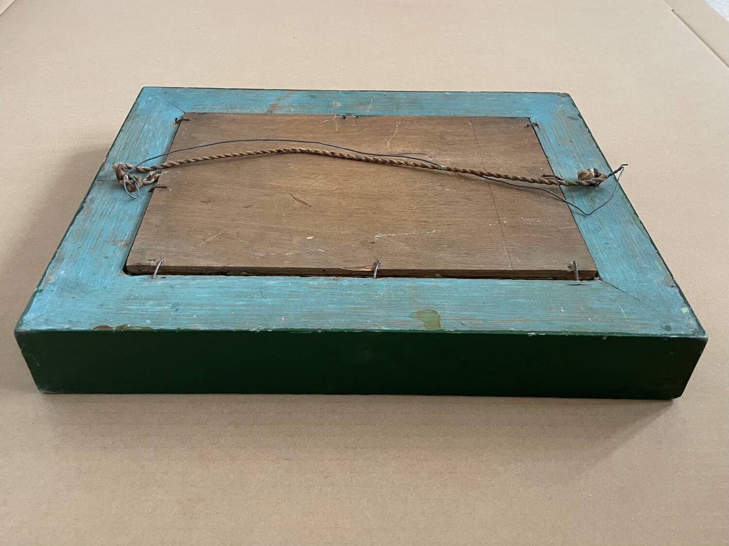 Old painting, seaport