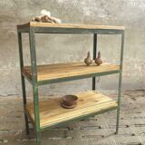 Industrial shelving unit coffeemachine table