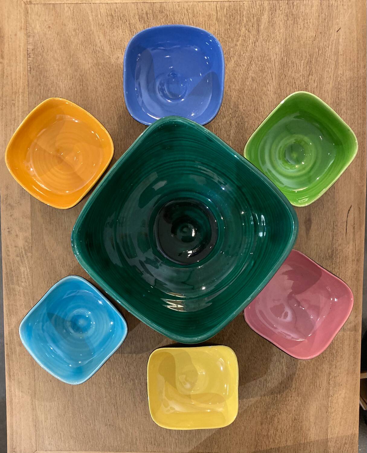 Fruit salad service from the 50s/60s