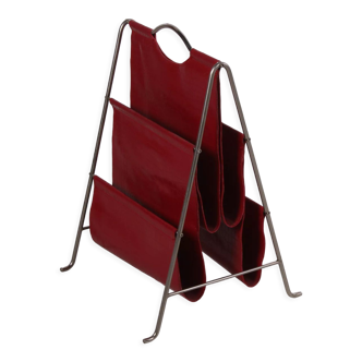 Beautiful red warehouse rack from the 1960s