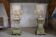 Pair of Neoclassical Style Cast Iron Vases, 19th Century