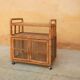 Meuble de rangement vintage en rotin