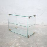 Console vintage en verre