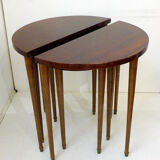 Set de 4 tables gigognes en bois