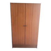 Armoire Vintage année 70 mi penderie mi étagères