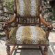Walnut Armchair Louis XIII Style Period 19th Century