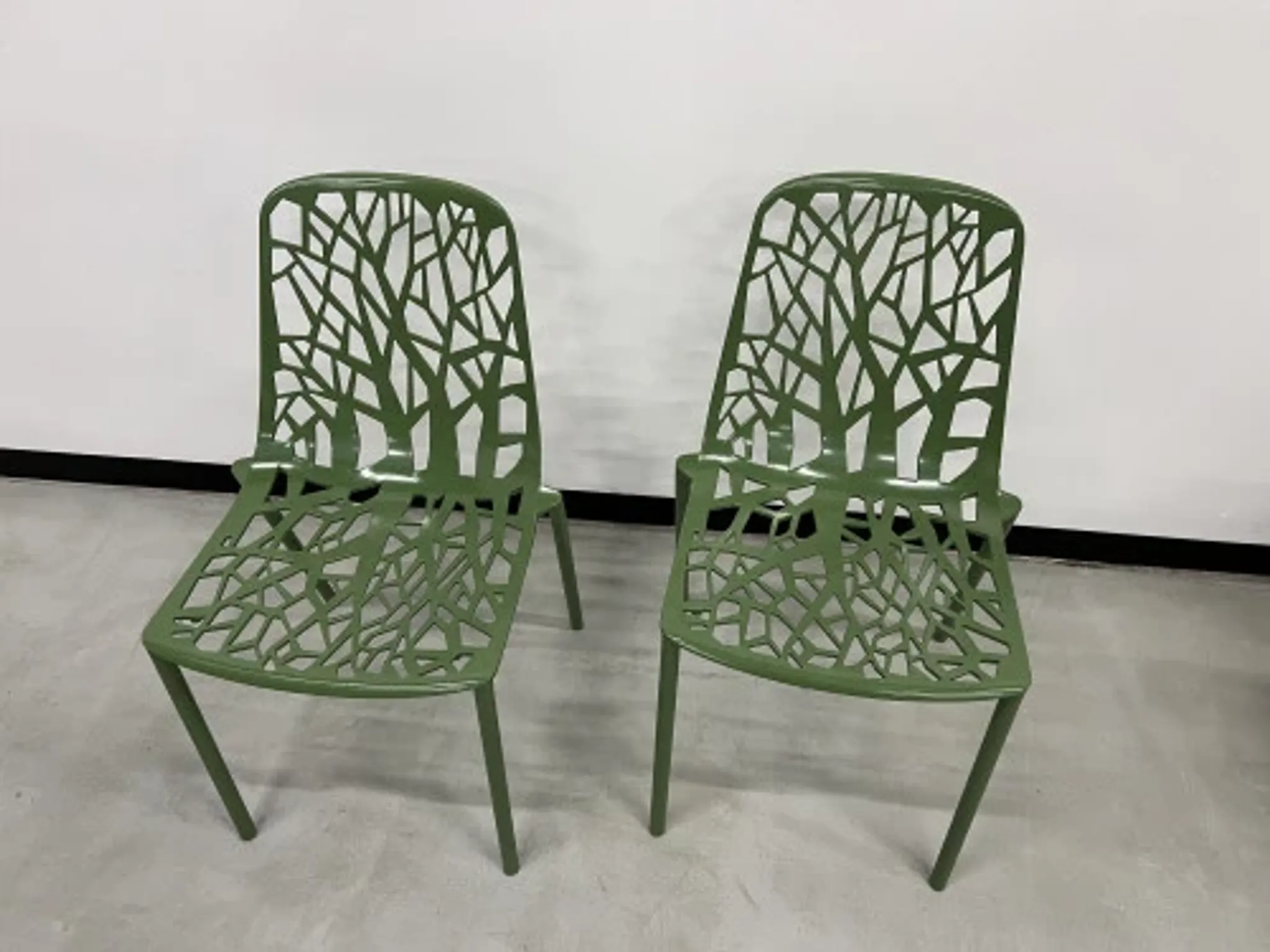 Duo de chaises Fast Forest, vert forêt