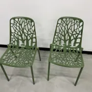 Duo de chaises Fast Forest, vert forêt
