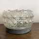 Small vintage molded glass ceiling light 15 cm