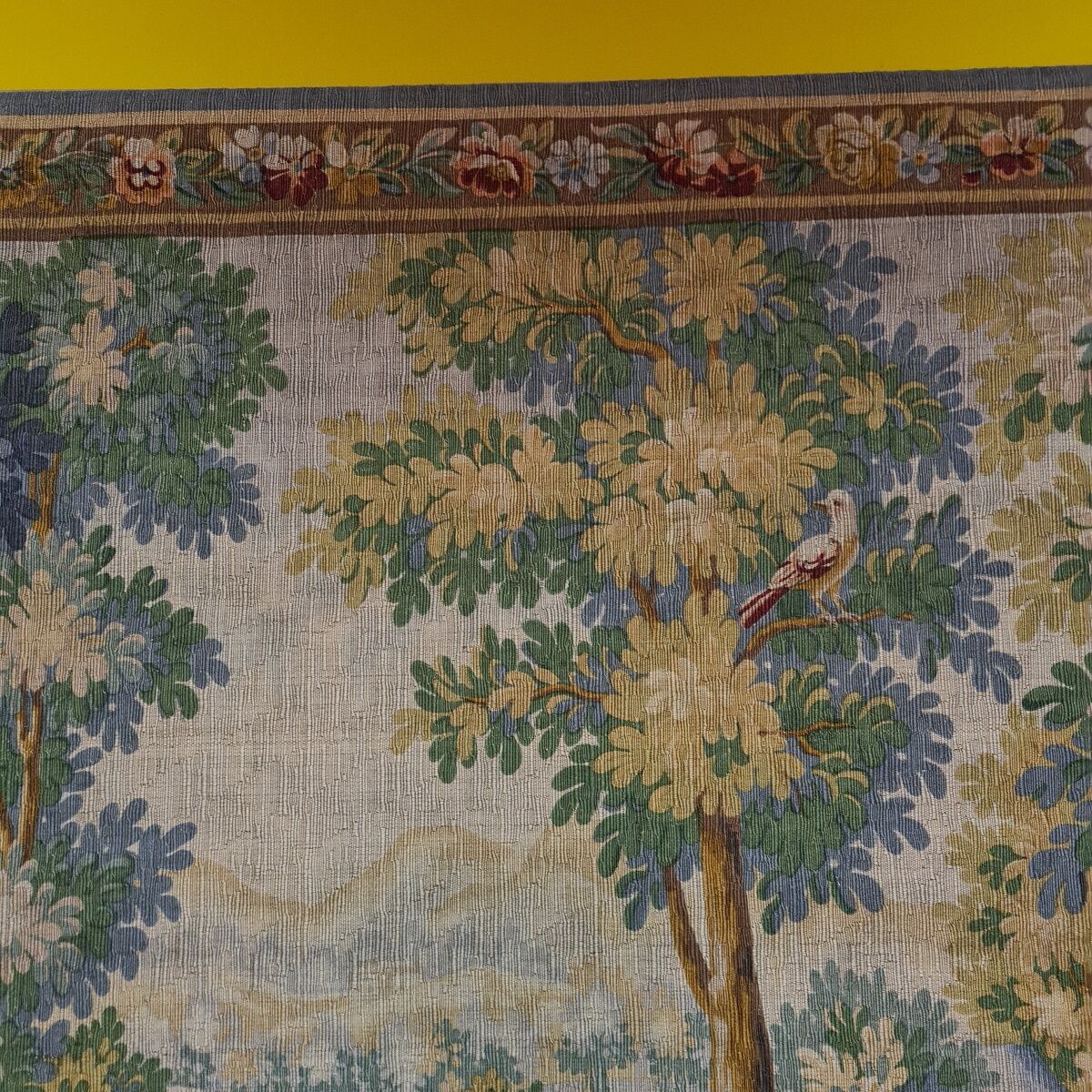 Vintage French Aubusson Tapestry from Robert Four dated 1977