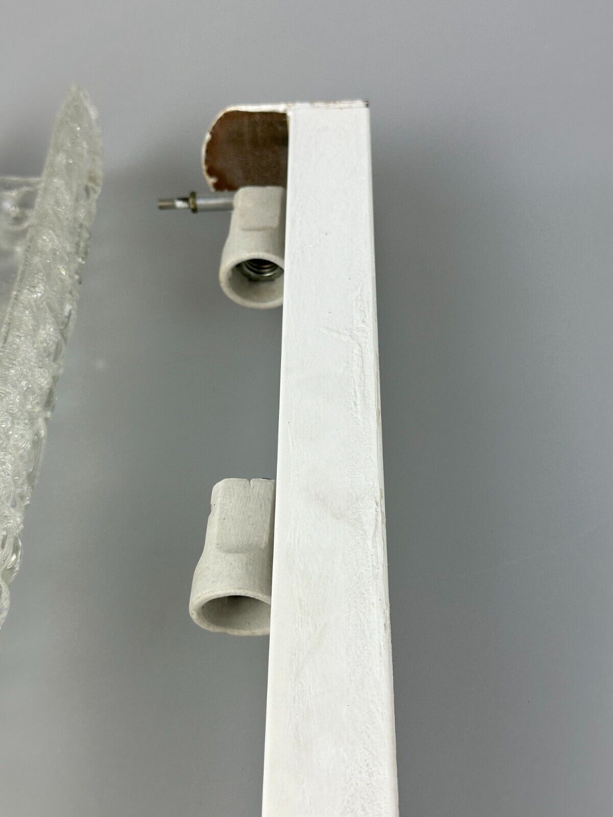 60s 70s wall lamp Hofmeister Leuchten Germany Wall Sconce Ice Glass