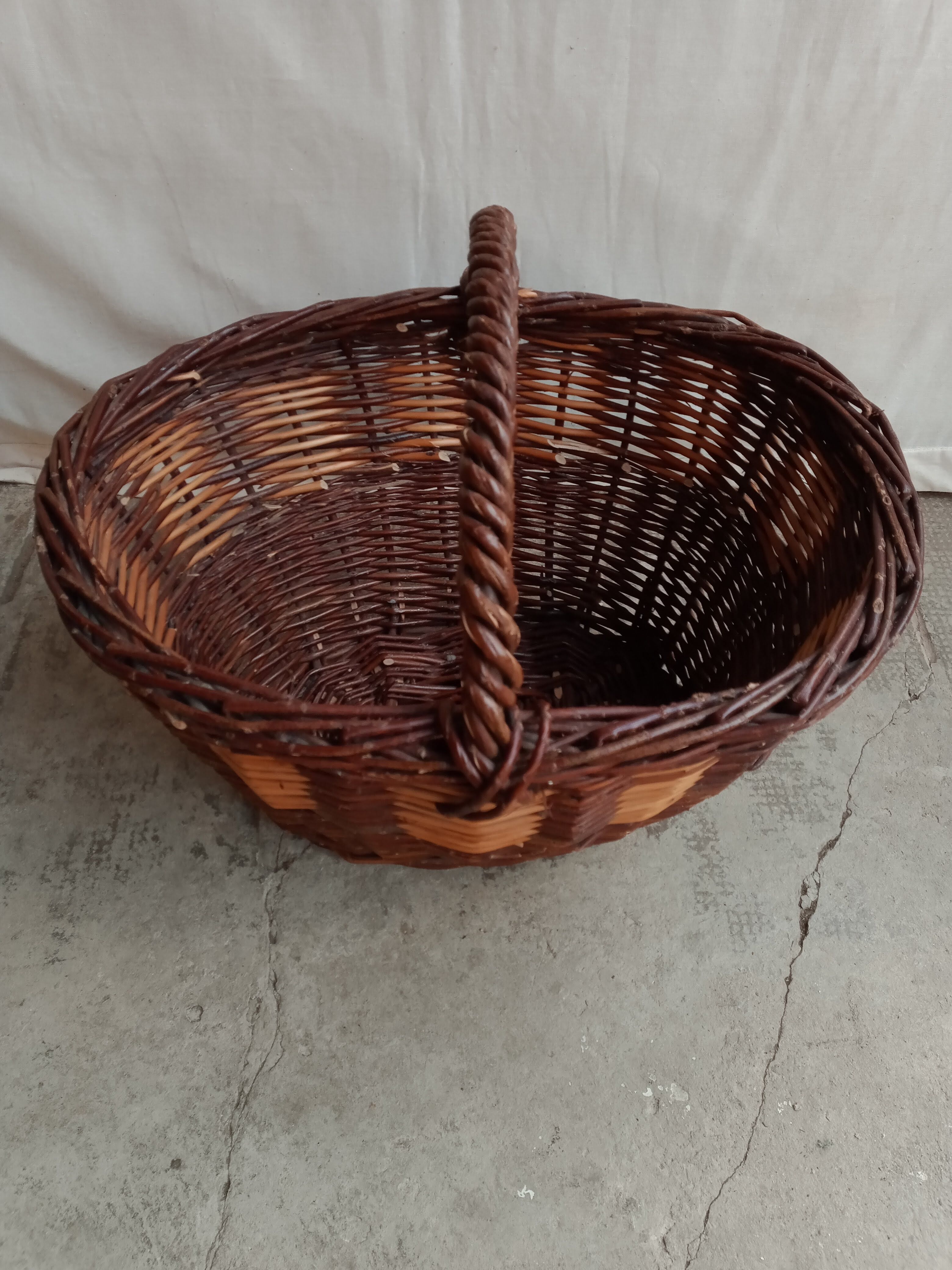 Old wicker basket