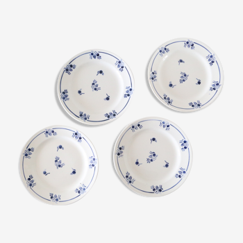 Set de 4 assiettes creuses Saint Amand, vintage