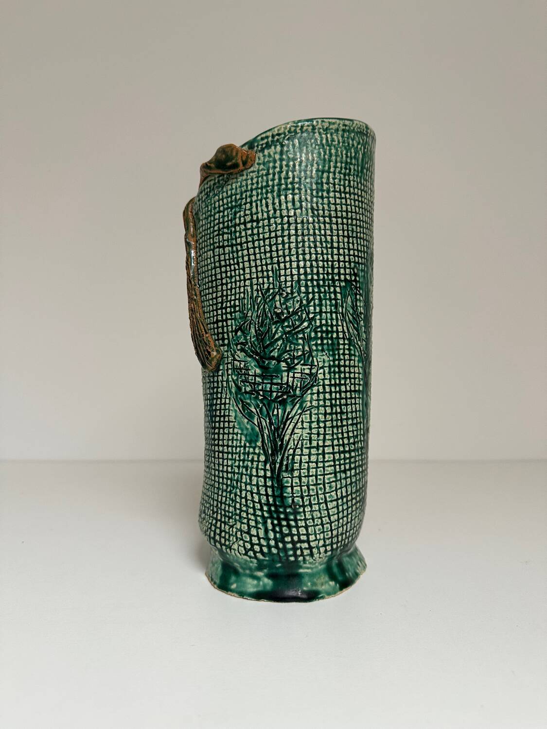 Glazed ceramic vase, 1970