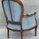 Fauteuil bergère de style Louis XVI