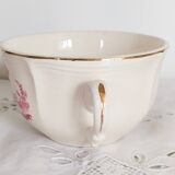 Digoin Sarreguemines pink tea/coffee cup
