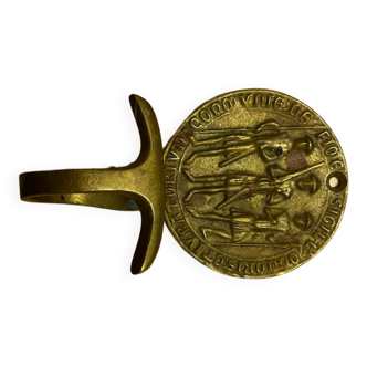 Vintage brass hook