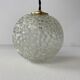 Pair of vintage round pendant lamps
