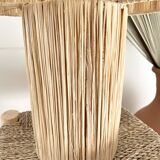 Raffia table lamp