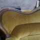Louis-Philippe 3-seater velvet sofa - 19th century