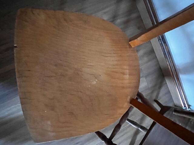 Set of 4 mismatched chairs