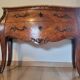 Curved chest of drawers in Louis XV style marquetry