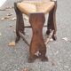 Antique Gothic Arts and Crafts stool
