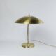 Bauhaus desk lamp, Art Deco in Brass, by Egon Hillebrand, 1930-40.
