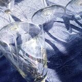 12 engraved stemware