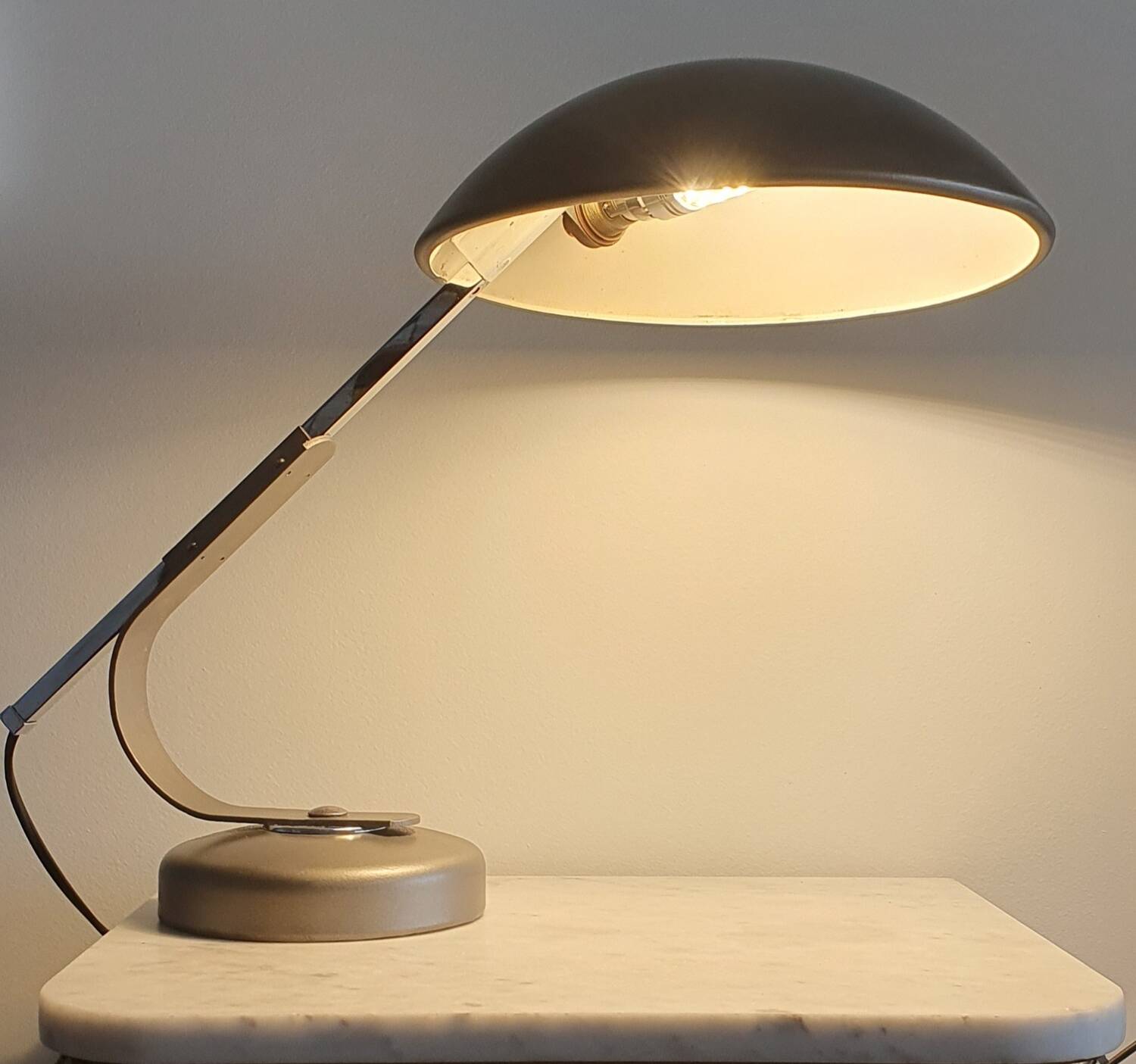 Lampe moderniste industriel - Design Ferdinand Solere 1950