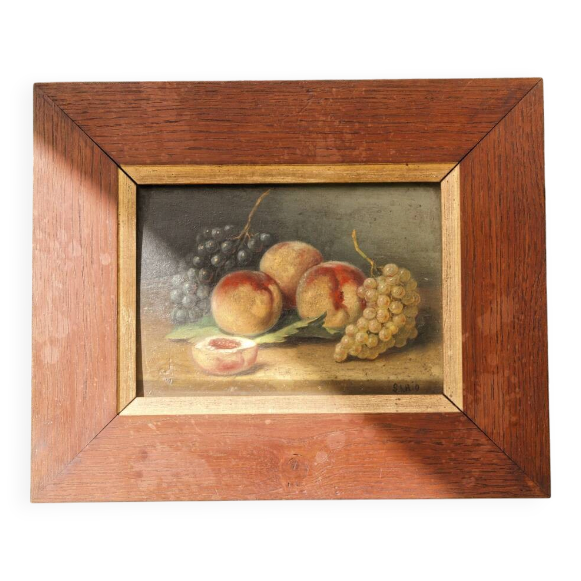 Still life with fruits, early 20th century, signed Sario.