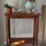 Vintage solid oak console