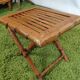 Table basse pliante bambou