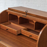 Rolltop secretary in mahogany by Egon Ostergaard, Sweden 1960’s