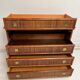 Vintage chest of drawers in bamboo and wicker 1970