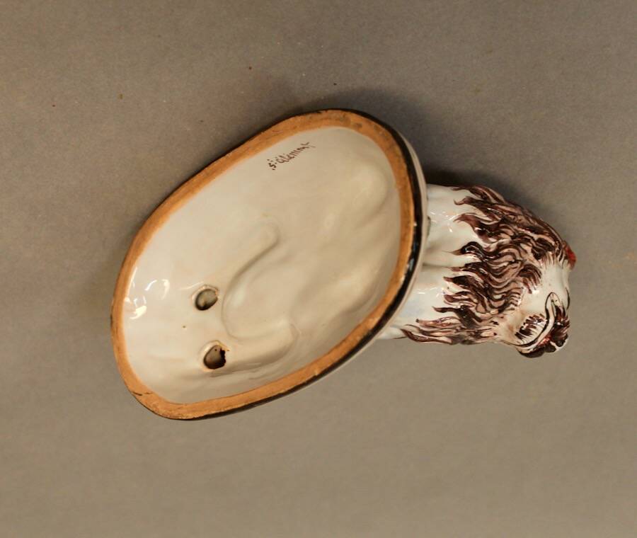 Saint Clement Earthenware Lion