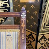 Louis XVI style marquetry bench