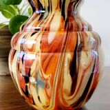 Art deco opaline glazen vaas, Verreries de Scailmont België